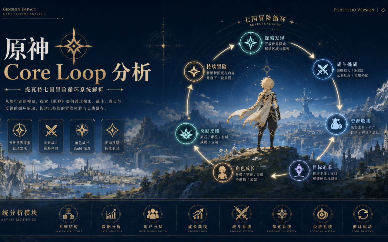 头部竞品底层 Core Loop 与经济系统逆向工程